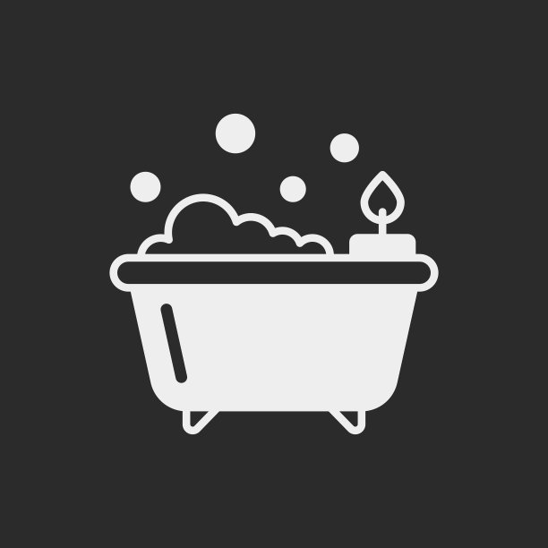 浴缸里的图标图片下载