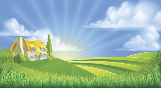 山间小屋图片下载