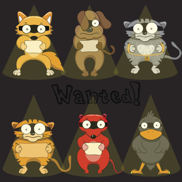 动物俘虏的插图被捕获图片下载