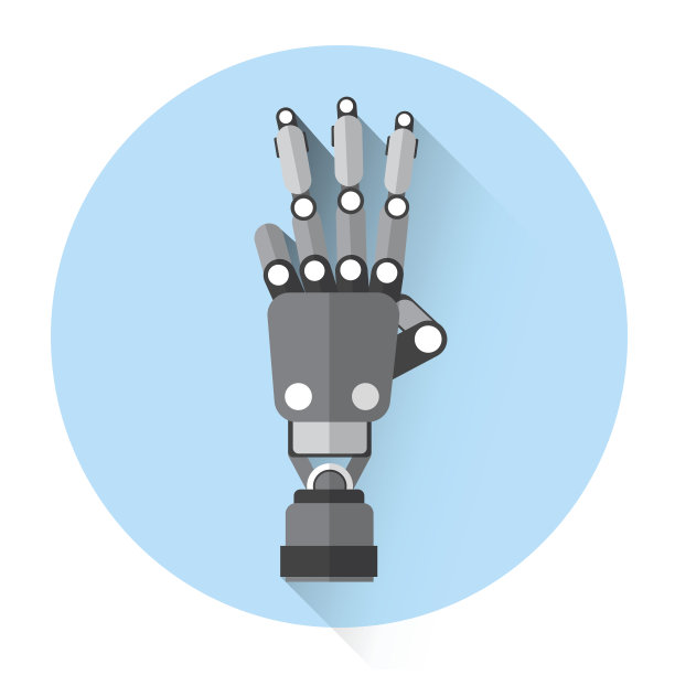 现代机器人手掌图标图片下载