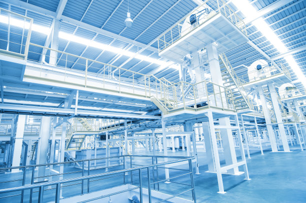 工厂设备内的工业输送线输送p图片下载