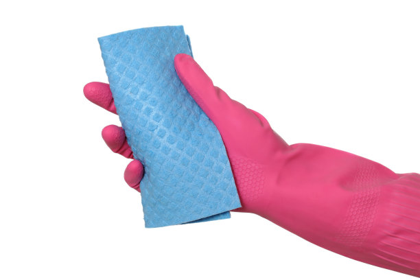 清洁设备，海绵抹布在手图片下载