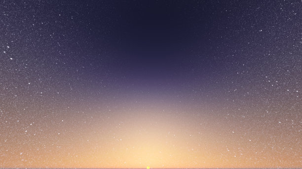 日落和雪图片下载