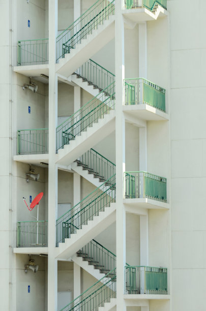 外部消防逃生楼梯图片下载