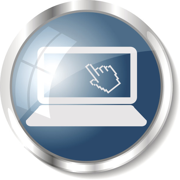 蓝色的网页按钮图片下载