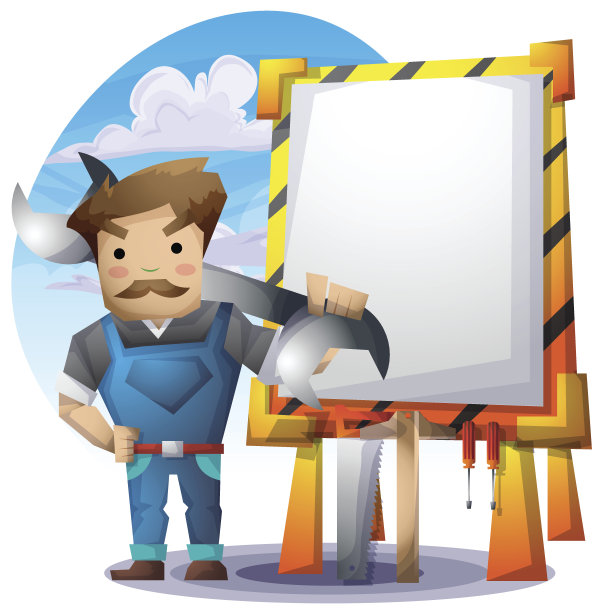 游戏和动画的分层木匠图片下载