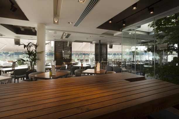 一个优雅的咖啡馆内部图片下载