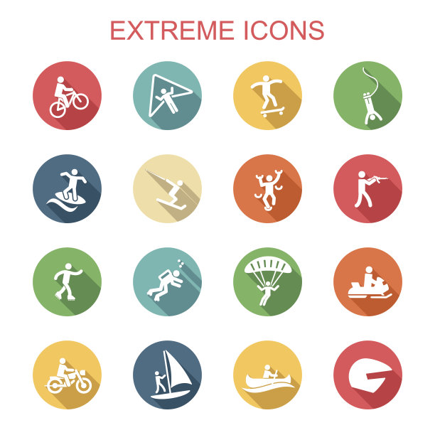 超长阴影图标图片下载