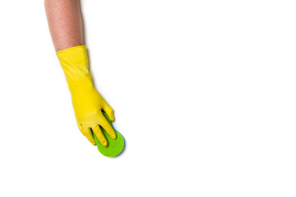 在白色背景下进行手工清洗图片下载