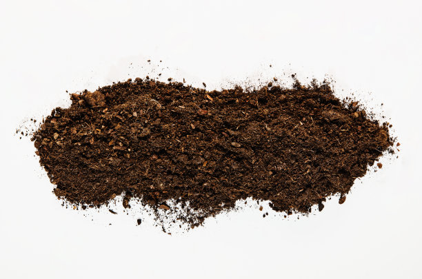 土壤质地背景从上面看，俯视图。图片下载