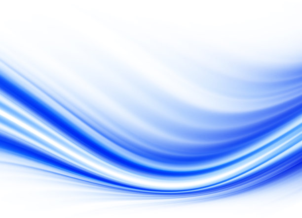 蓝色曲线抽象背景图片下载