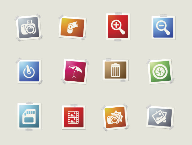 摄影轮廓图标图片下载