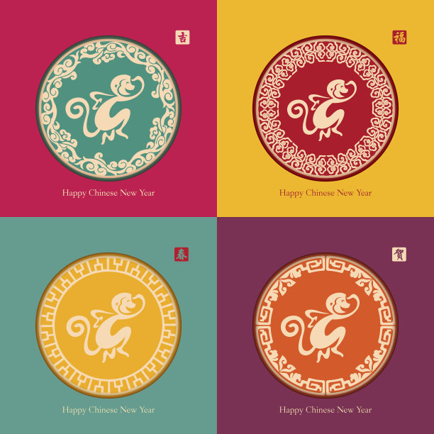 中国新年设计作品集。图片下载