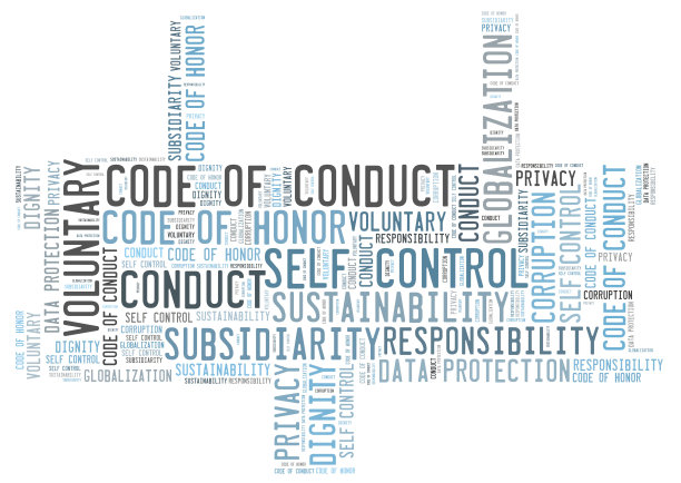 行为准则字云图片下载