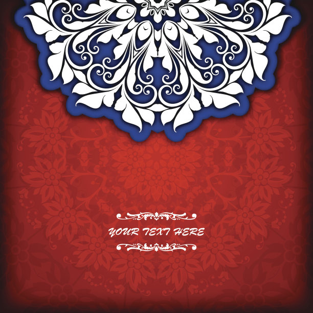 摘要载体圈花观赏边。蕾丝图案设计。白色图片下载