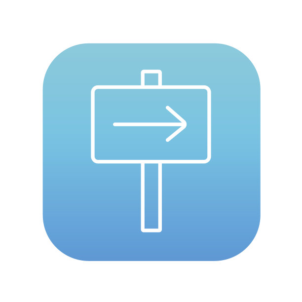 旅游交通标志线图标图片下载