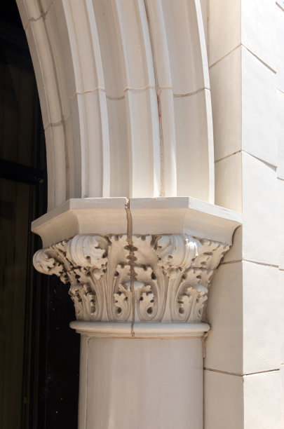 科林斯式柱细节,图片下载
