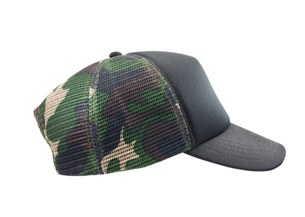 伪装帽孤立在白色背景图片下载