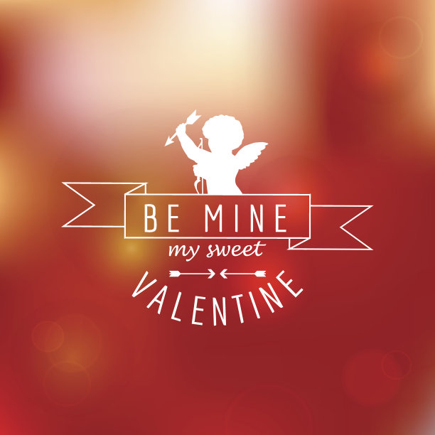 情人节卡片-与爱的引用-在向量图片下载