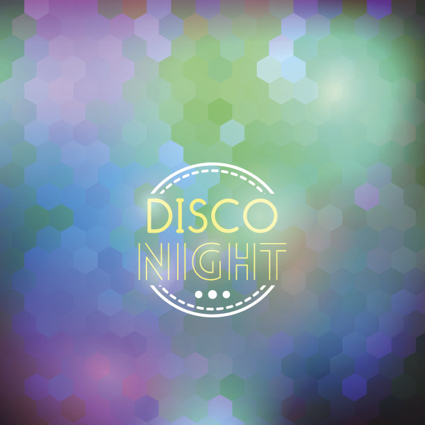 迪斯科之夜的抽象背景图片下载