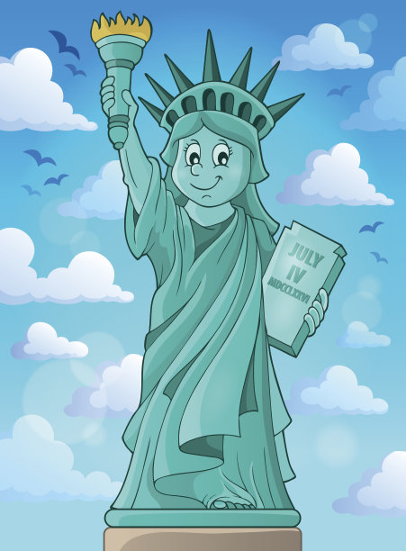 自由女神像主题形象3图片下载
