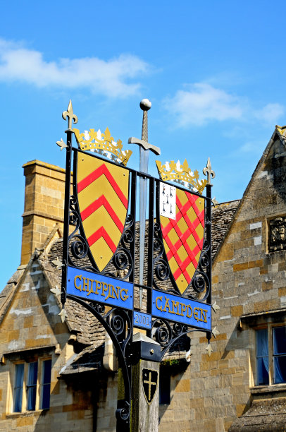 镇上的标志，切平·坎普登。图片下载