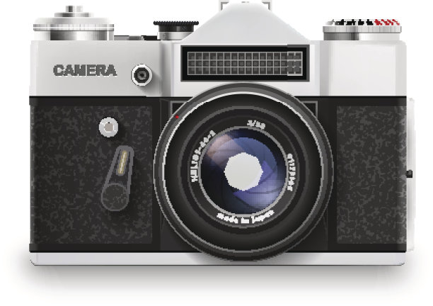 老照片的相机。向量图片下载