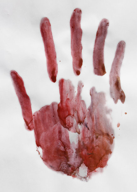 移动中的手绘手印图片下载