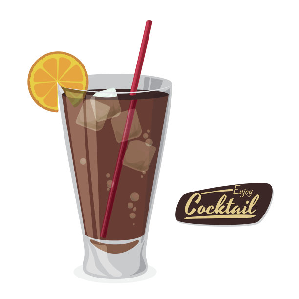 鸡尾酒的设计图片下载