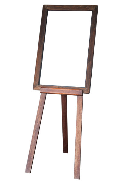 空白菜单板上的白色背景图片下载