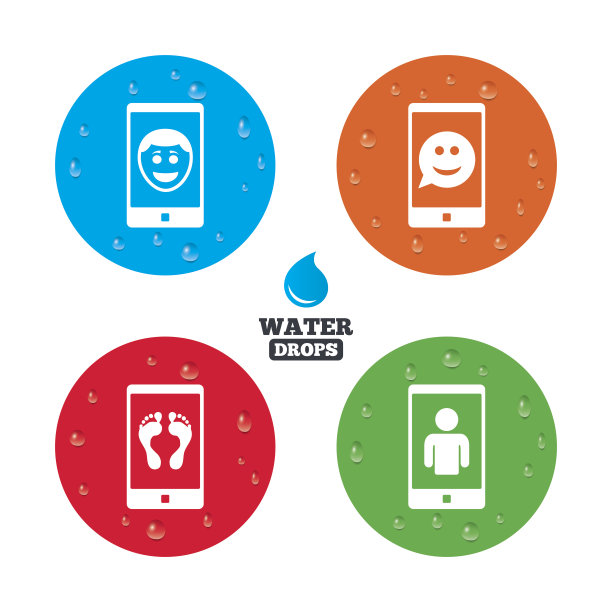 自拍笑脸图标。智能手机视频通话图片下载