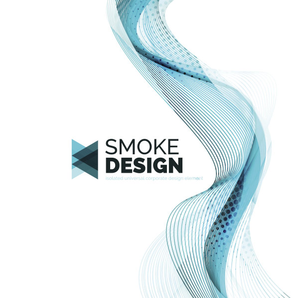 颜色烟波孤立在白色图片下载