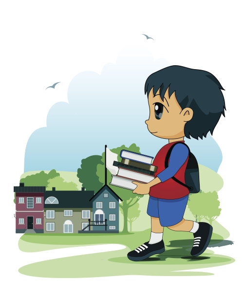 回到学校图片下载