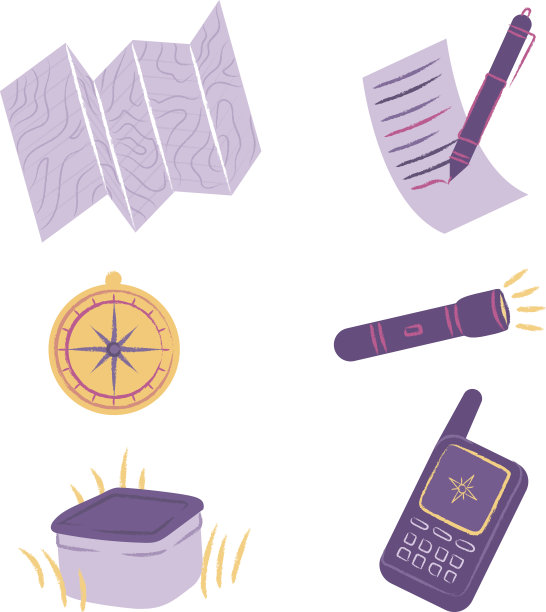 地图插图集图片下载