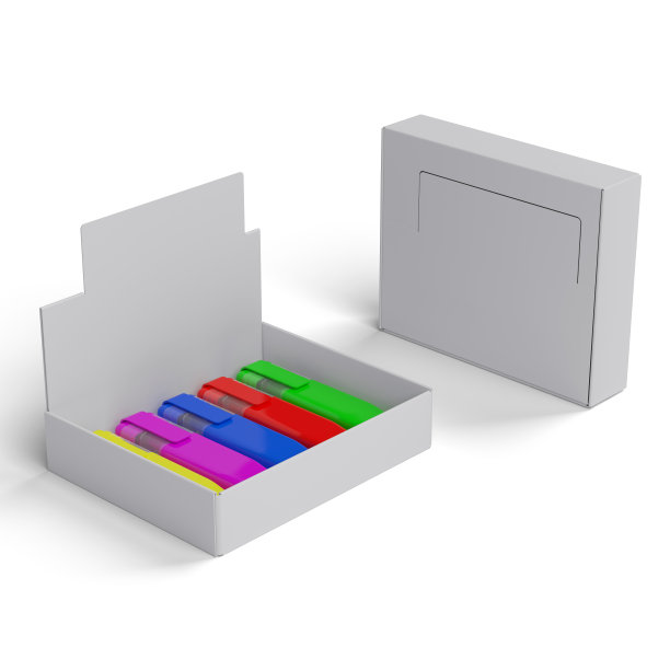 盒装的一套毡头笔图片下载