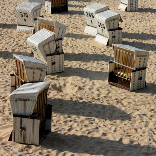 殖民地Strandkörbe图片下载