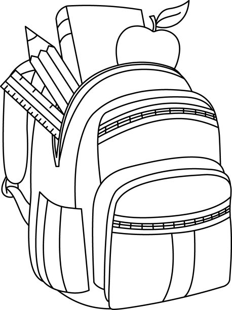 概述了学校背包图片下载