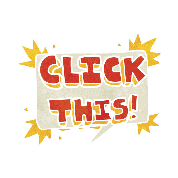 复古卡通点击这里签字图片下载