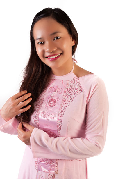 年轻美丽的越南女孩图片下载