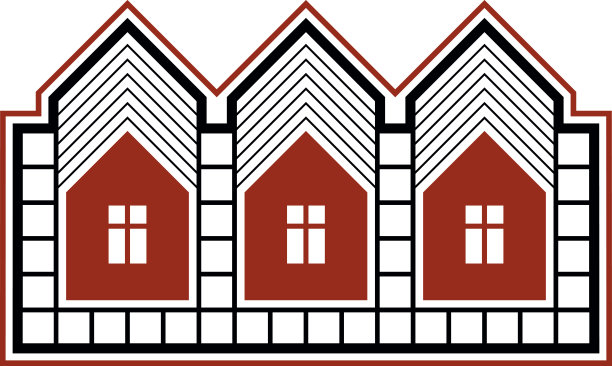 简单的村舍矢量插图，乡村房屋图片下载