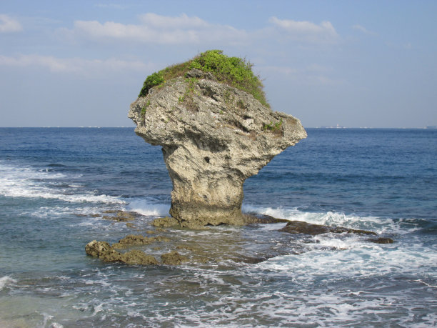 花瓶的岩石,台湾图片下载