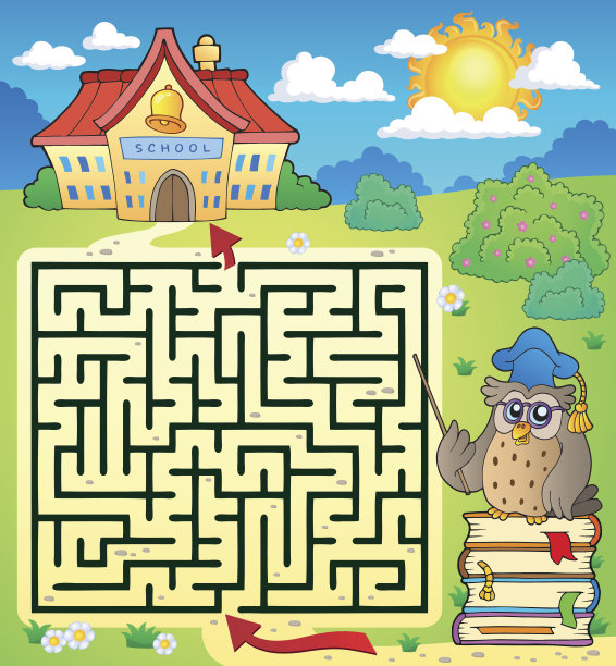 迷宫3与猫头鹰老师图片下载