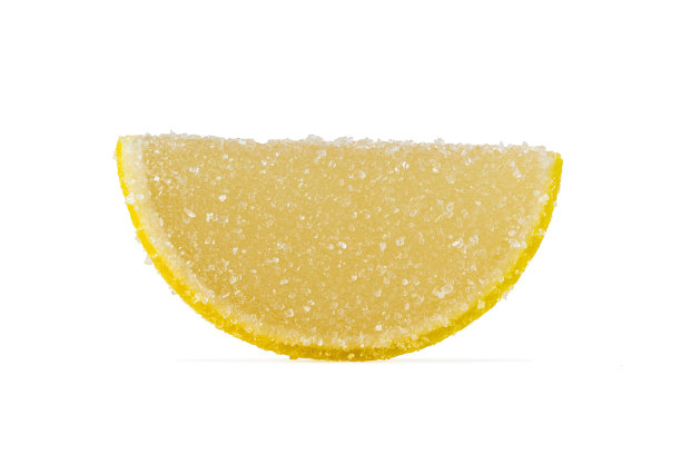 白色背景上的一片黄色果酱。图片下载