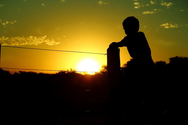 农村日落图片下载