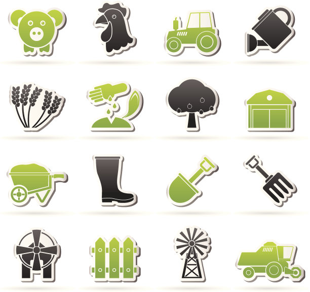 农业和农业图标图片下载