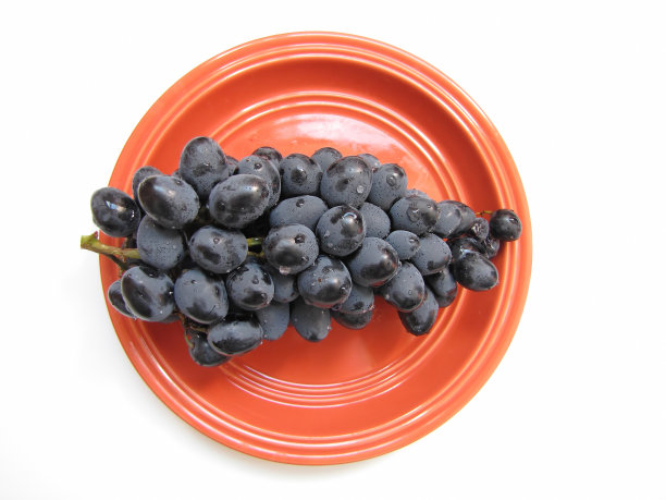 成熟的黑葡萄图片下载