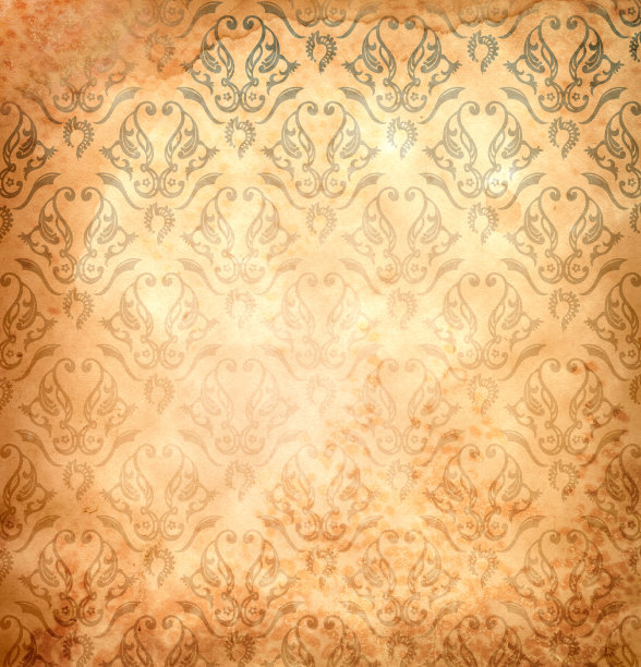带有老式装饰的垃圾纸。图片下载