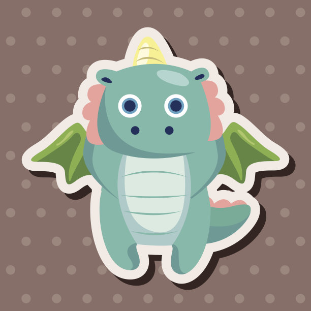 龙主题元素向量，eps图片下载