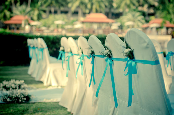 婚礼的椅子图片下载