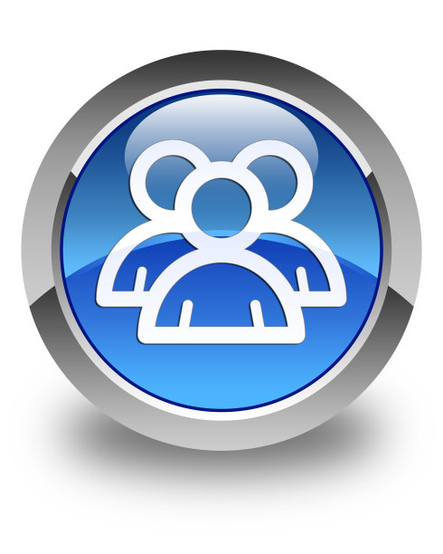 组图标亮蓝色圆形按钮2图片下载